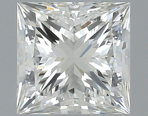 0.51 carat G-VS2 Natūralus Princess Deimantas (1)
