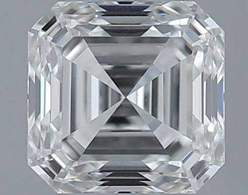 0.5 carat I-VS1 Natūralus Asscher Deimantas (1)