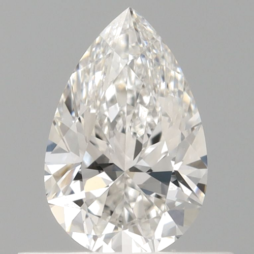 0.5 carat F-VS1 Natūralus Pear Deimantas (1)