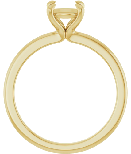 Sužadėtuvių Žiedas „Claw-Prong Solitaire“ 14k yellow gold Round 6.5mm (2)