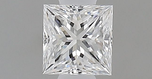 0.3 carat D-VS2 Natūralus Princess Deimantas (1)
