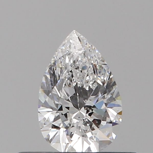 0.3 carat D-VS2 Natūralus Pear Deimantas (1)