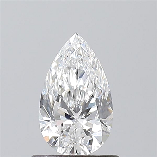 0.7 carat D-SI1 Natūralus Pear Deimantas (1)