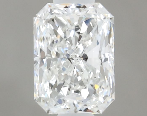 0.3 carat F-VVS2 Natūralus Radiant Deimantas (1)