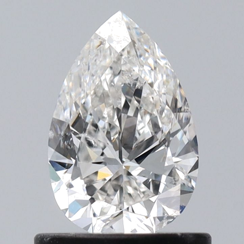 0.75 carat G-SI2 Natūralus Pear Deimantas (1)