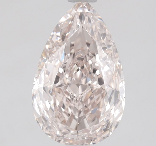 1.61 carat Fancy Light Brownish Pink-IF Natūralus Pear Deimantas (1)