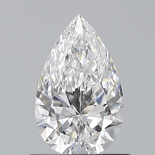 0.7 carat D-VS2 Natūralus Pear Deimantas (1)