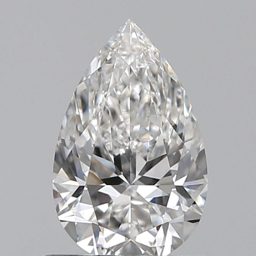 0.63 carat F-IF Natūralus Pear Deimantas (1)