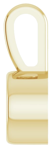 Pakabukas „Bezel-Set Solitaire“ 585 Geltonojo Aukso Round 3.5mm (3)