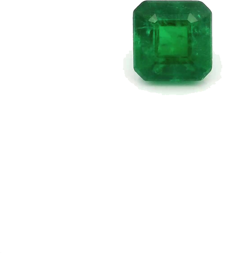 0.45 carat GREEN STEP cut Emerald Smaragdas (1)