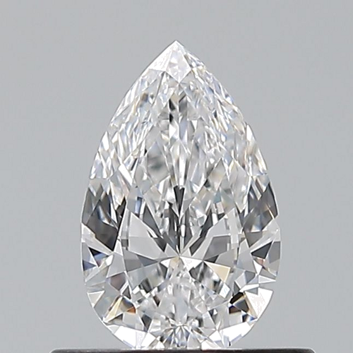 0.5 carat D-VS2 Natūralus Pear Deimantas (1)