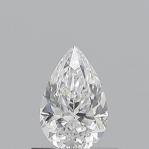 0.5 carat D-VS1 Natūralus Pear Deimantas (1)