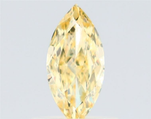 0.51 carat Fancy Yellow-VS2 Natūralus Marquise Deimantas (1)