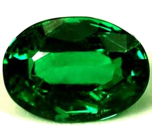 0.66 carat GREEN Oval Smaragdas (1)