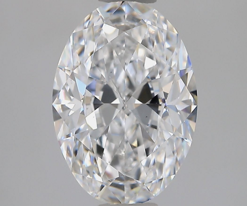 1.7 carat D-SI2 Natūralus Oval Deimantas (1)