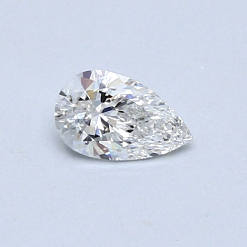 0.3 carat E-VS1 Natūralus Pear Deimantas (1)