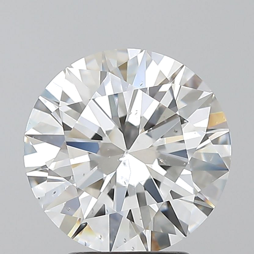 3.01 carat F-SI2 Excellent cut Natūralus Round Deimantas (1)