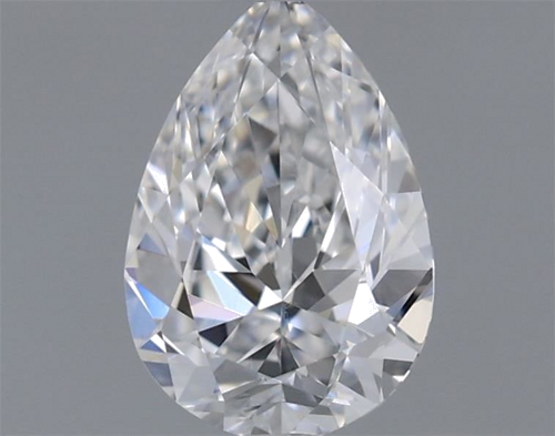 0.5 carat D-VS2 Natūralus Pear Deimantas (1)