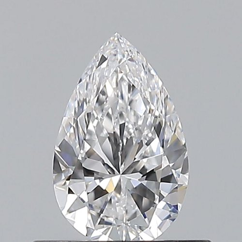 0.5 carat D-VVS1 Natūralus Pear Deimantas (1)
