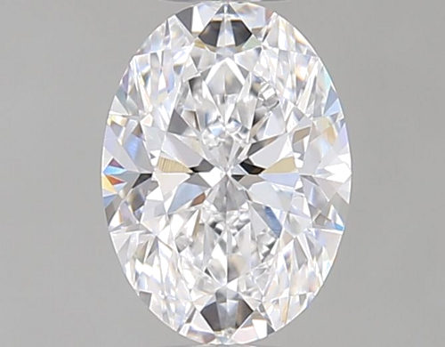 0.5 carat D-VVS2 Natūralus Oval Deimantas (1)
