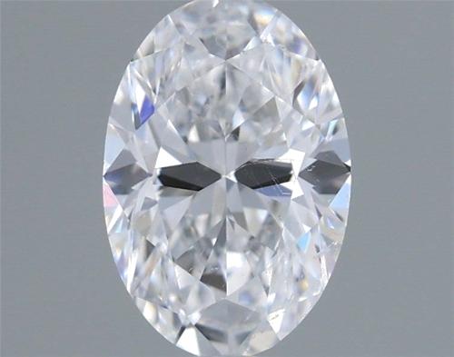 0.5 carat D-SI2 Natūralus Oval Deimantas (1)