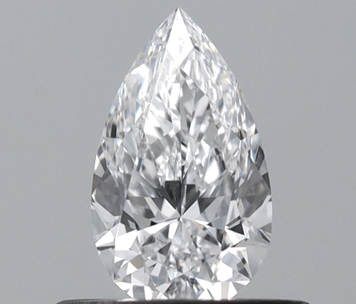 0.4 carat D-VS1 Natūralus Pear Deimantas (1)