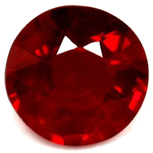 0.45 carat RED Round Rubinas (1)