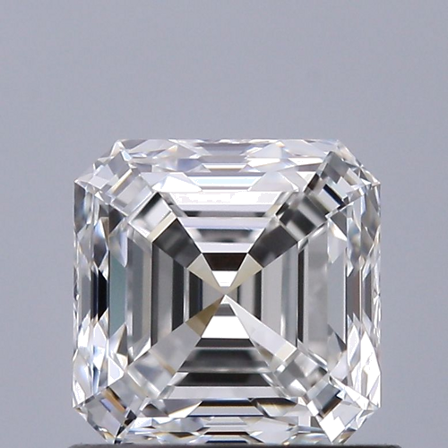 0.9 carat F-VVS1 Natūralus Asscher Deimantas (1)