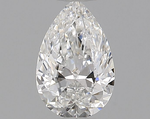 0.31 carat F-VVS1 Natūralus Pear Deimantas (1)