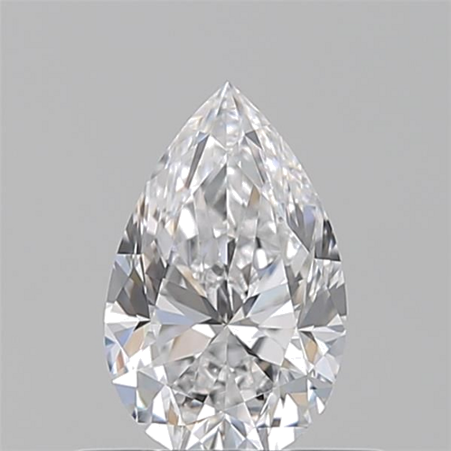 0.51 carat D-VVS1 Natūralus Pear Deimantas (1)