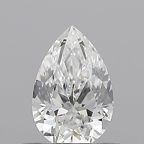 0.5 carat D-VS2 Natūralus Pear Deimantas (1)