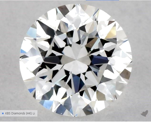 0.5 carat F-VS1 Excellent cut Natūralus Round Deimantas (1)