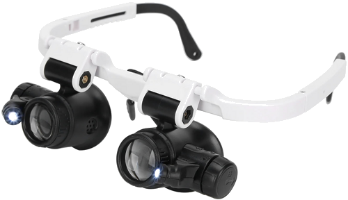 Binocular Magnifying Glasses with LED Lighting 8x 15x 23x (7)