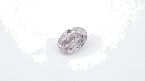 0.15 carat Fancy Light Pink-SI1 Natūralus Oval Deimantas (1)