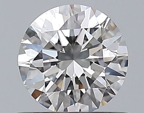 0.5 carat F-VVS2 Excellent cut Natūralus Round Deimantas (1)