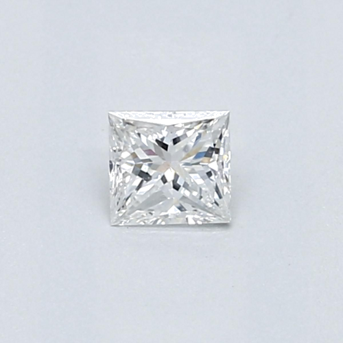 0.28 carat D-VVS2 Natūralus Princess Deimantas (1)