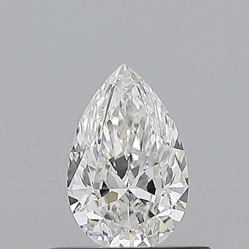 0.5 carat F-VVS1 Natūralus Pear Deimantas (1)