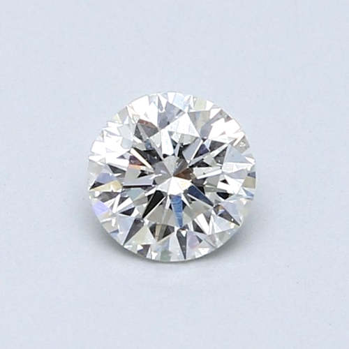 0.51 carat G-SI1 Very Good cut Natūralus Round Deimantas (1)
