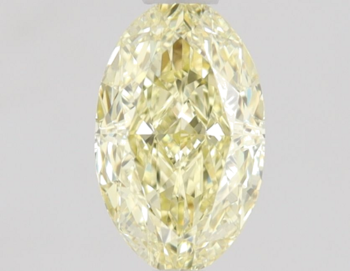 0.64 carat Fancy Yellow-VS1 Natūralus Oval Deimantas (1)
