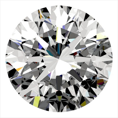 0.3 carat F-SI1 Excellent cut Natūralus Round Deimantas (1)