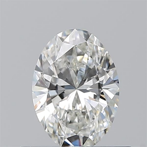 0.52 carat H-IF Natūralus Oval Deimantas (1)