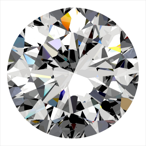 0.3 carat G-VVS2 Very Good cut Natūralus Round Deimantas (1)