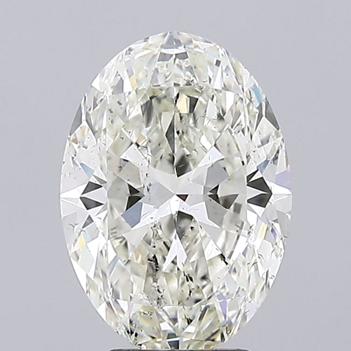 4.02 carat K-SI2 Natūralus Oval Deimantas (1)