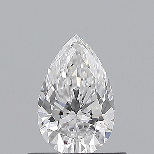 0.5 carat D-SI1 Natūralus Pear Deimantas (1)