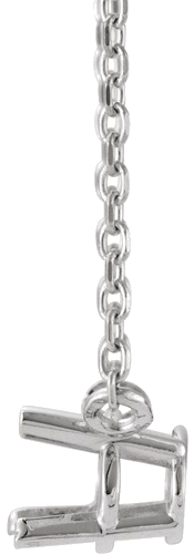 Pakabukas „Solitaire“ 925 Sidabro Oval 5mm x 3mm (2)