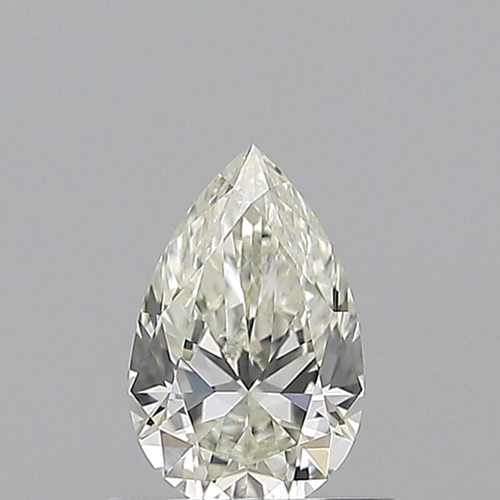 0.55 carat J-VVS2 Natūralus Pear Deimantas (1)