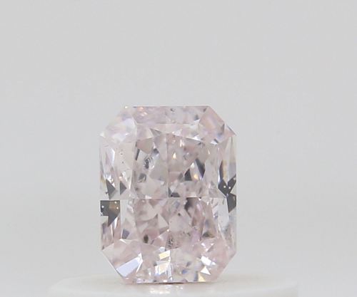 0.32 carat Light Pink-SI1 Natūralus Radiant Deimantas (1)