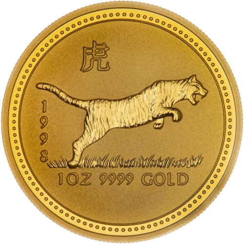 1 oz Year of the Tiger 1998 (Lunar I) Australia Gold Coin (1)