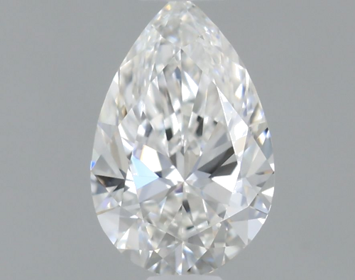 0.31 carat F-VVS1 Natūralus Pear Deimantas (1)