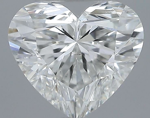0.61 carat H-SI1 Natūralus Heart Deimantas (1)